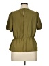 Nine West 100% Polyester Green Short Sleeve Blouse Size XL - photo 2
