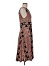 BCBGMAXAZRIA Paisley Brown Casual Dress Size M - photo 4