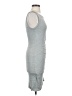 Leith Solid Gray Casual Dress Size XS - photo 4