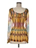 Tory Burch 100% Silk Yellow Long Sleeve Silk Top Size 8 - photo 1