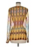 Tory Burch 100% Silk Yellow Long Sleeve Silk Top Size 8 - photo 2