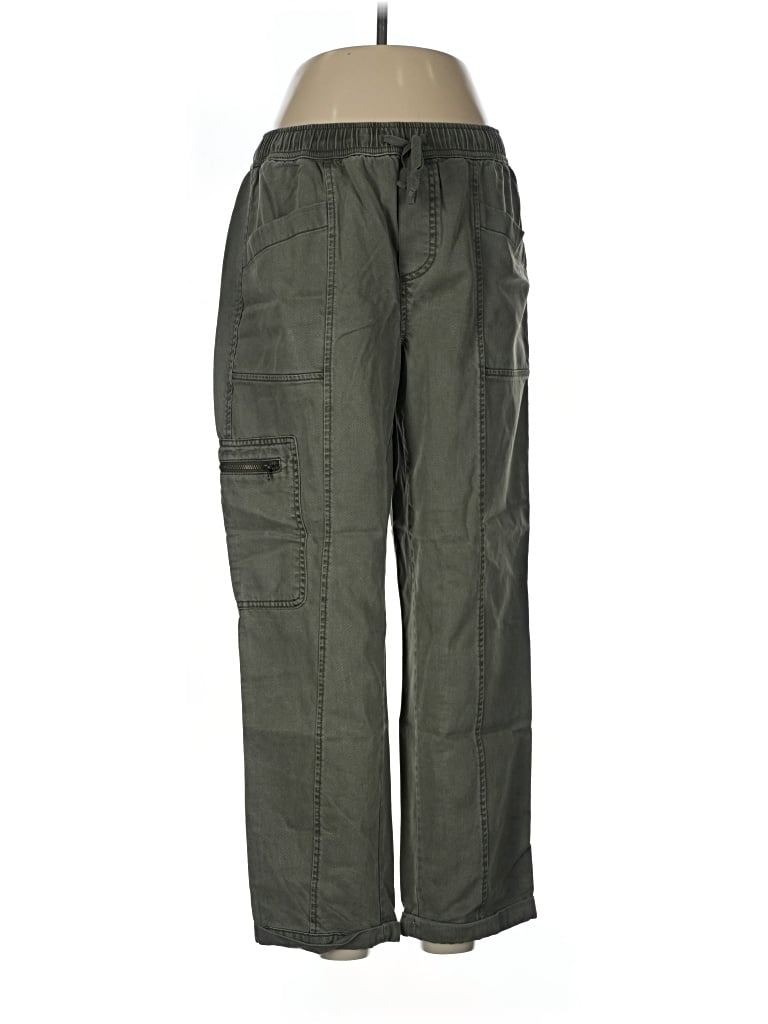 Pre-owned Nicole Miller Cargo Pants In Green