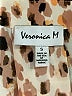 Veronica M. Animal Print Tan Long Sleeve Blouse Size S - photo 7