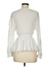 Venus 100% Rayon Ivory Long Sleeve Blouse Size 8 - photo 2
