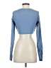 Gilly Hicks Blue Long Sleeve Top Size S - photo 2