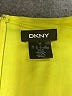 DKNY 100% Polyester Yellow Cocktail Dress Size 8 - photo 7
