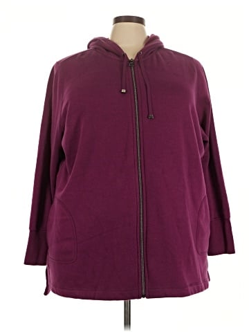 Isaac Mizrahi LIVE! Zip Up Hoodie (view 1)