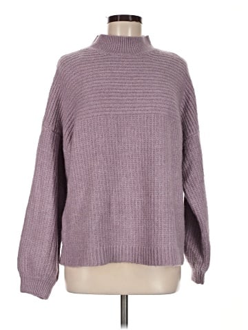Pink Clover Turtleneck Sweater (view 1)