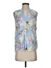 Tommy Bahama Blue Sleeveless Blouse Size XXS - photo 1