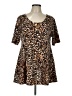 Lularoe Animal Print Brown Casual Dress Size L - photo 1