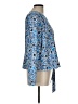 Ann Taylor 100% Polyester Blue Long Sleeve Blouse Size L - photo 4