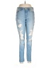 Universal Thread Hearts Blue Jeans Size 28R Waist - photo 1