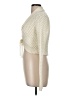 Etcetera 100% Cotton Ivory Cardigan Size M - photo 5