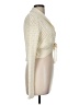 Etcetera 100% Cotton Ivory Cardigan Size M - photo 4