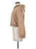 Shein 100% Polyester Tan Zip Up Hoodie Size M - photo 5