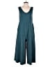 Mien Solid Teal Jumpsuit Size M - photo 1