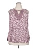 Daniel Rainn Burgundy Sleeveless Blouse Size 2X - photo 1