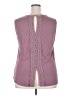 Daniel Rainn Burgundy Sleeveless Blouse Size 2X - photo 2