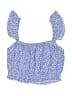 Assorted Brands Blue Sleeveless Blouse Size Medium youthEstimated - photo 1
