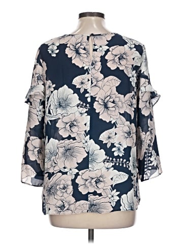 Counterparts 3/4 Sleeve Blouse (view 2)