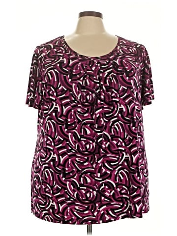 Just My Size Short Sleeve Blouse (view 1)
