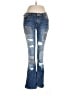 KANCAN JEANS Hearts Blue Jeans Size 28 waist - photo 1