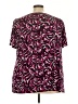 Just My Size Purple Short Sleeve Blouse Size 4X Plus - photo 2