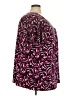 Just My Size Purple Short Sleeve Blouse Size 4X Plus - photo 4