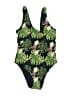 Lively Tropical Green One Piece Swimsuit Size S - photo 1
