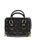Metrocity Chevron-herringbone Floral Snake Print Black Satchel One size - photo 2
