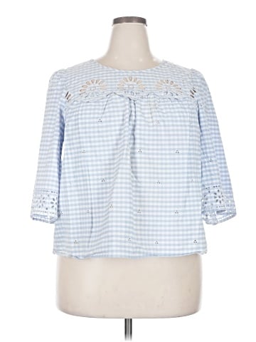 Crown & Ivy 3/4 Sleeve T-Shirt (view 1)