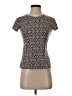 J. McLaughlin Silver Short Sleeve Top Size XS - photo 1