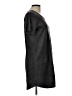 Olivaceous Solid Black Casual Dress Size L - photo 4