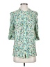 Democracy Green 3/4 Sleeve Blouse Size S - photo 1