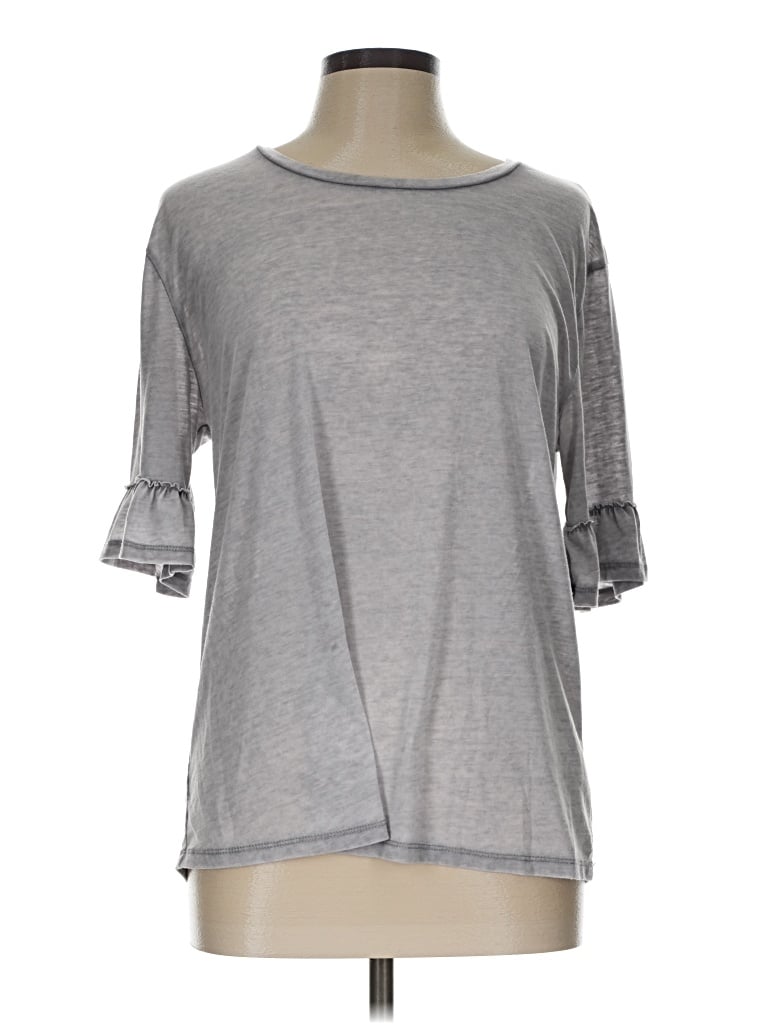 Click to view more detailed imagery on our partner's website Pre-owned Dylan 3/4 Sleeve T-shirt In Gray