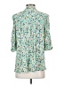 Democracy Green 3/4 Sleeve Blouse Size S - photo 2