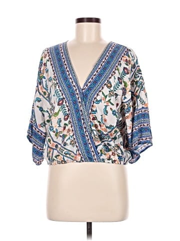 Mystree 3/4 Sleeve Blouse (view 1)