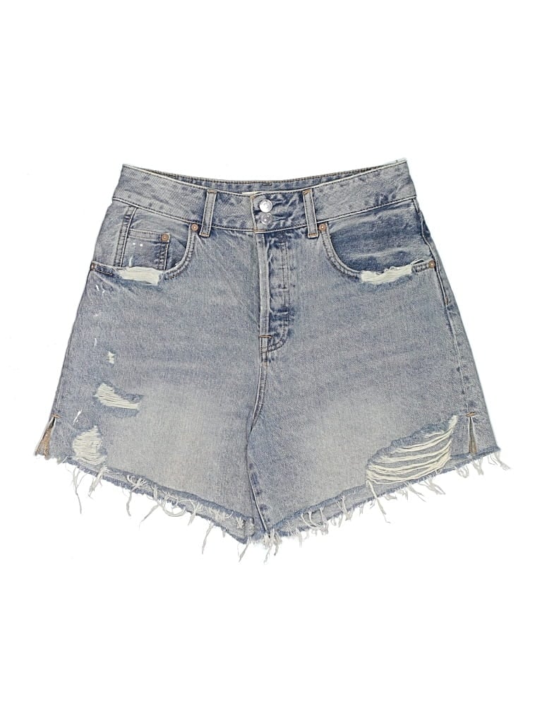 Pre-owned We The Free Denim Shorts In Blue