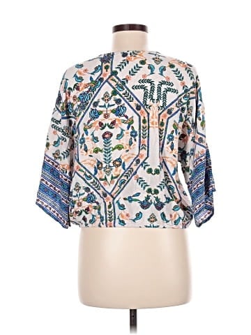 Mystree 3/4 Sleeve Blouse (view 2)