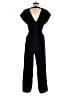 A New Day 100% Polyester Solid Black Jumpsuit Size XS - photo 2