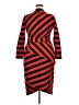 ELOQUII Stripes Red Casual Dress Size 18 Plus - photo 2
