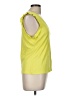 Nine West Yellow Short Sleeve Top Size M - photo 4