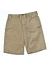 Lands' End 100% Cotton Solid Tan Khaki Shorts Size 16 - photo 1