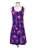 Tek Gear Print Purple Casual Dress Size XS - photo 1