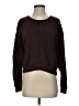 Something Navy 100% Cotton Brown Sweatshirt Size XS - photo 1