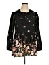 DR2 100% Polyester Black 3/4 Sleeve Blouse Size L - photo 1