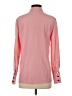 Unbranded 100% Polyester Pink Long Sleeve Blouse Size S - photo 2