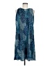 Ronni Nicole 100% Polyester Print Blue Casual Dress Size 6 - photo 1