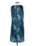 Ronni Nicole 100% Polyester Print Blue Casual Dress Size 6 - photo 2