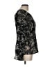 George 100% Polyester Black Long Sleeve Blouse Size L - photo 4